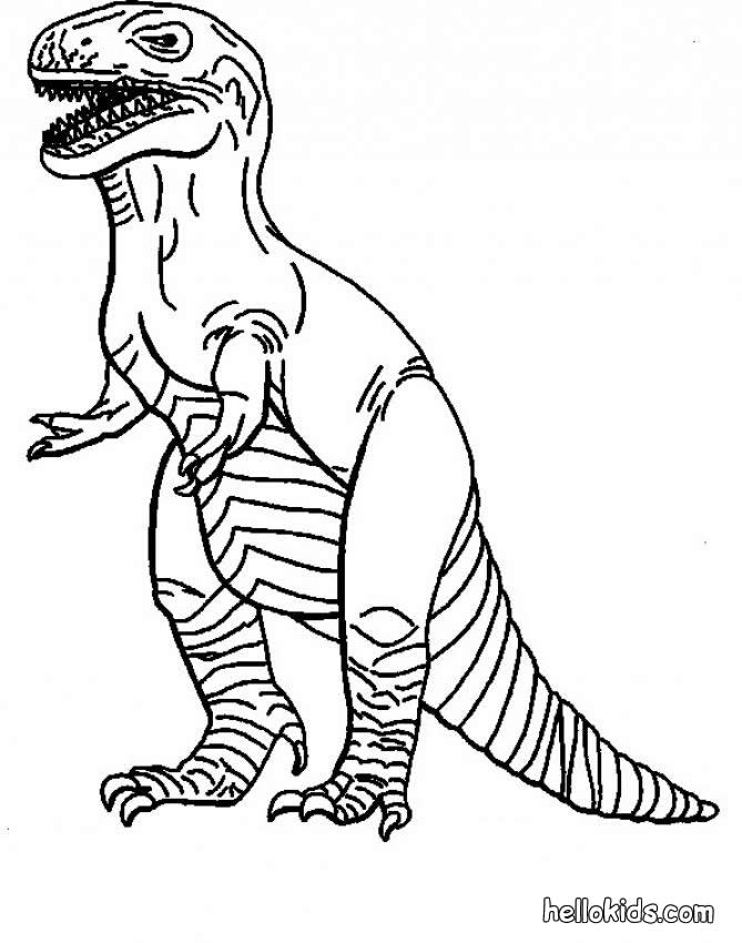 669x850 Tyrannosaurus Coloring Pages