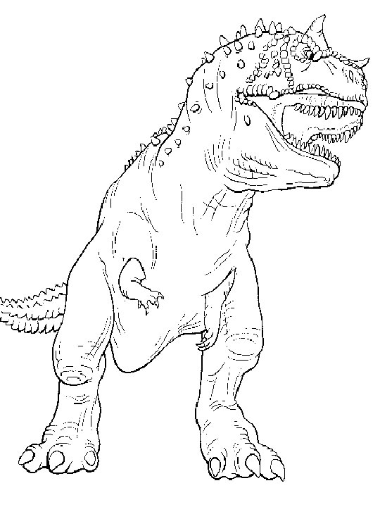 540x720 Dinosaur Coloring Pages