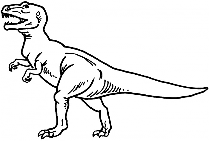 700x472 Tyrannosaurus Rex Coloring Pages