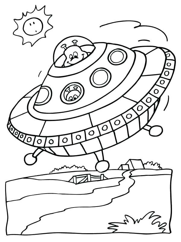 600x800 Ufo Coloring Pages