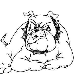 300x300 Coloring Sheets Of Bulldogs New Simple Free Printable Bulldog
