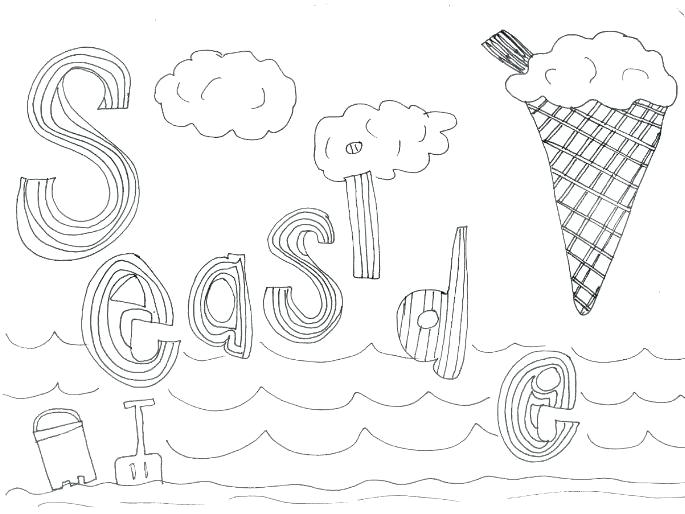 685x514 Ugly Duckling Coloring Pages Seaside Colouring Page The Ugly
