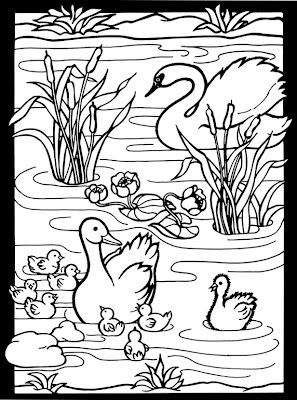 297x400 Ugly Duckling Swan Coloring Page Inkspired Musings Ugly Ducklings