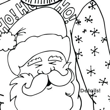 350x350 Christmas Coloring Clip Art