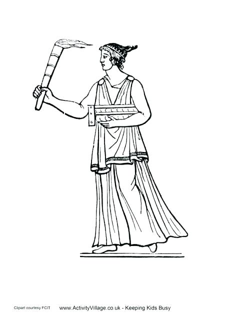 460x650 Greece Flag Coloring Page Coloring Pages Ancient Torch Colouring
