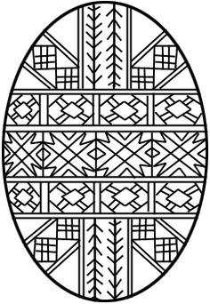 Ukrainian Egg Coloring Pages at GetDrawings | Free download