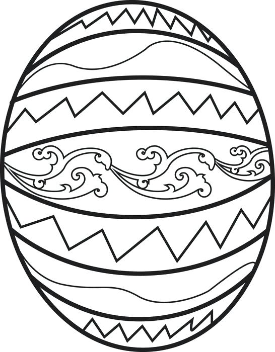 546x700 Easter Egg Coloring Page As Well As Egg Coloring Pages Crayola