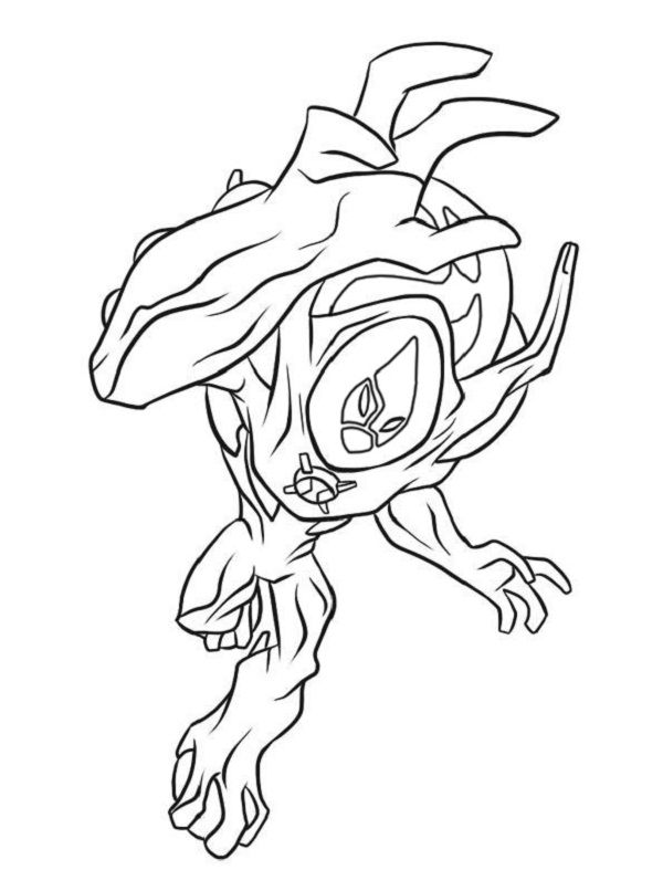 600x806 Ben Ultimate Coloring Pages Alien Force Coloring Kids