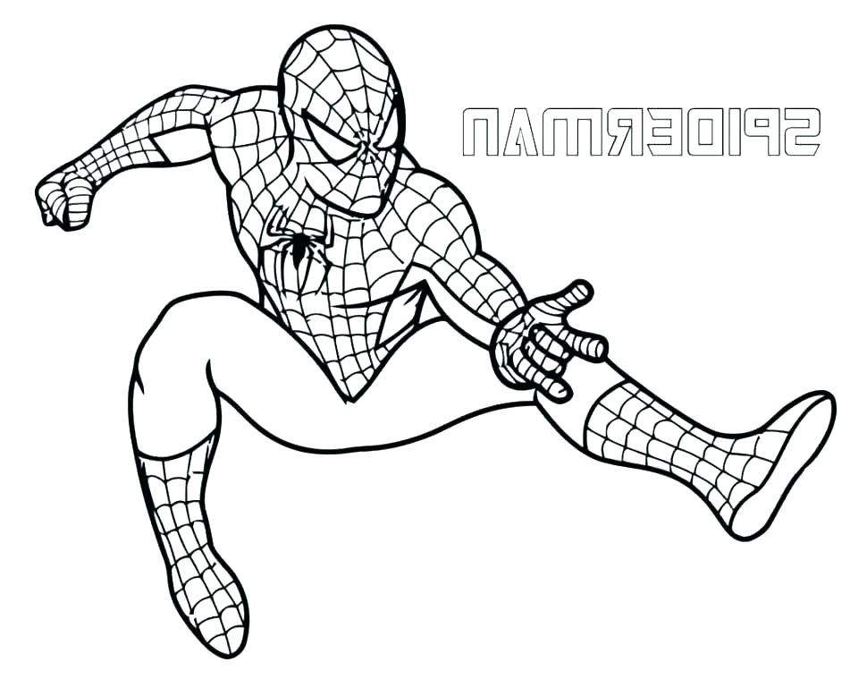 970x759 Coloring Page Spiderman Nearly Fall Coloring Page Marvel Ultimate