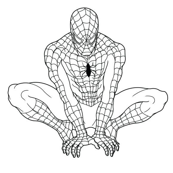 580x580 Coloring Pages Of Ultimate Spider Man Vanda
