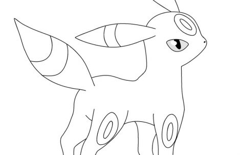 469x304 Pokemon Umbreon Coloring Pages Just Colorings