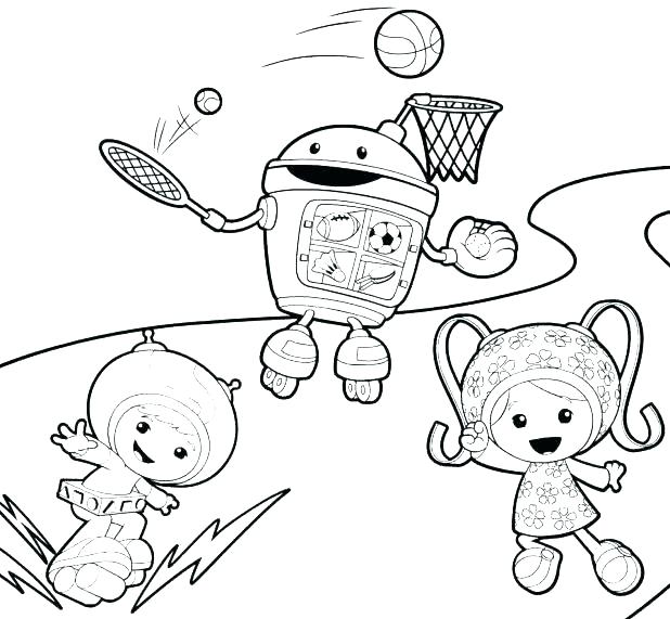 618x571 Umizoomi Coloring Pages Medium Size Of Team Coloring Pages Click