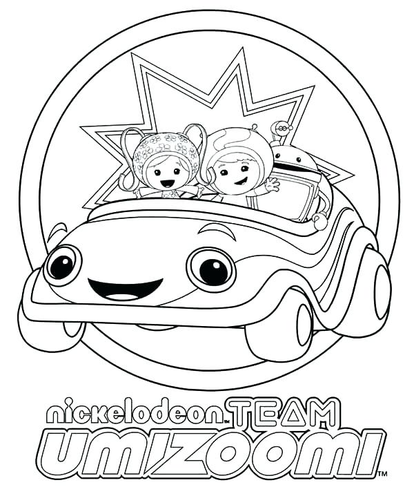 600x705 Umizoomi Coloring Pages Printable Coloring Nickelodeon Team