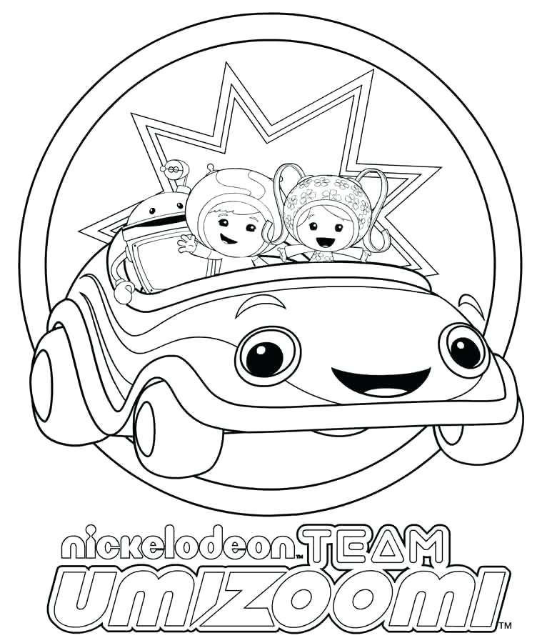 766x900 Umizoomi Coloring Pages Printable Nickelodeon Team A Print