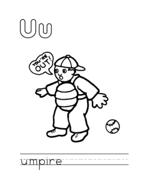 580x698 Umpire Coloring Pages