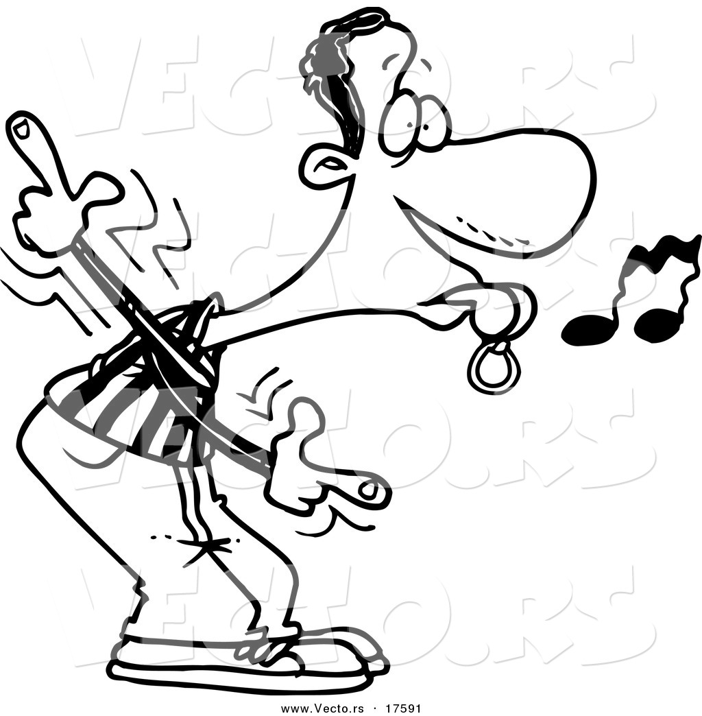 1024x1044 Vector Of A Cartoon Whistling Referee