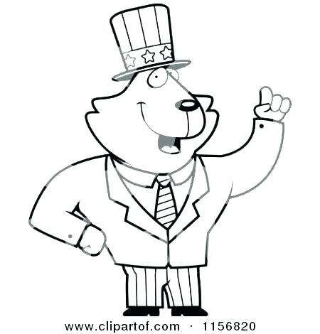 450x470 Uncle Sam Coloring Page