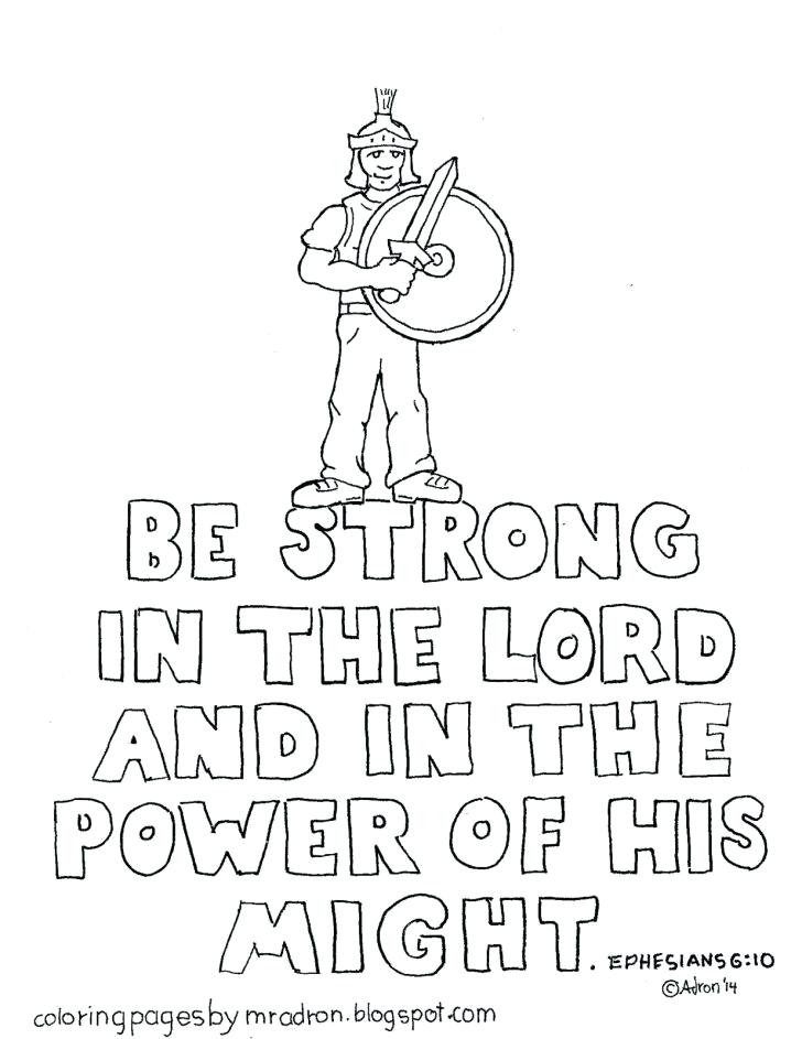 728x943 Armour Of God Coloring Page