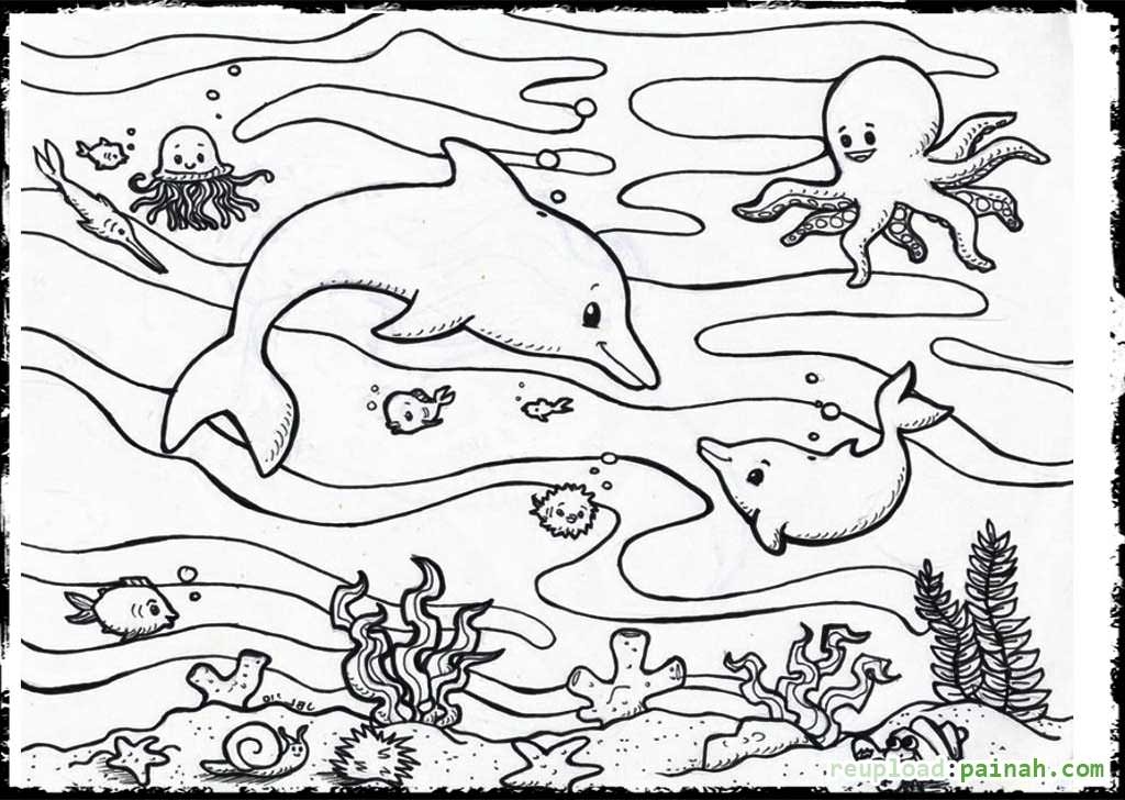1024x728 Best Of Under The Sea Coloring Pages Logo And Design Ideas