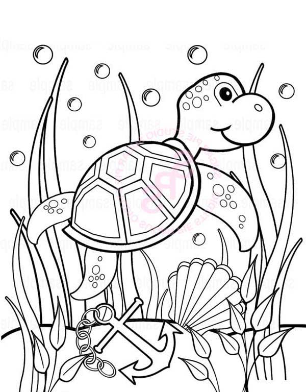 600x768 Under The Sea Coloring Pages With Inspirations