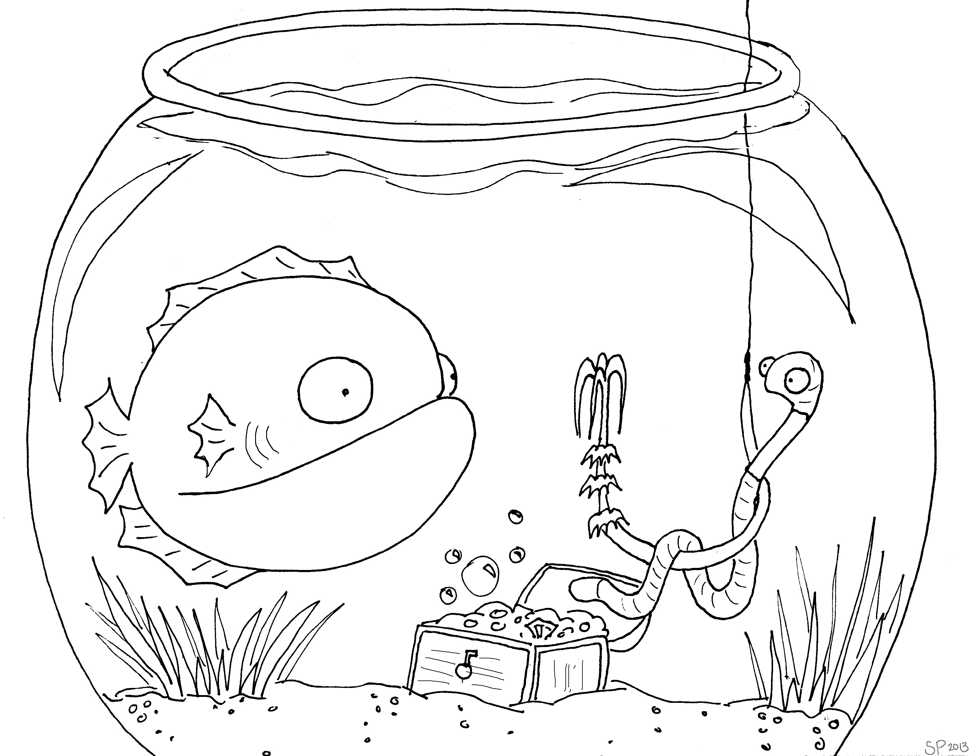 3251x2532 Underwater Coloring Pages To Download And Print For Free