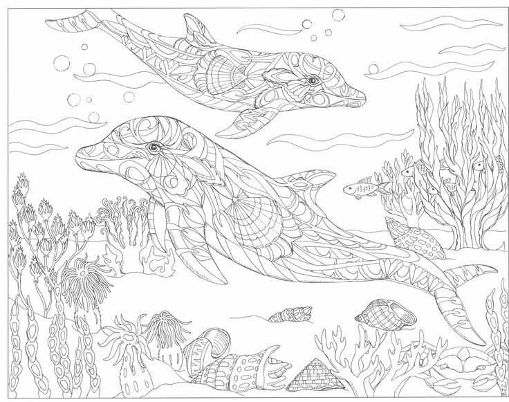 Underwater Coloring Pages at GetDrawings.com | Free for personal use