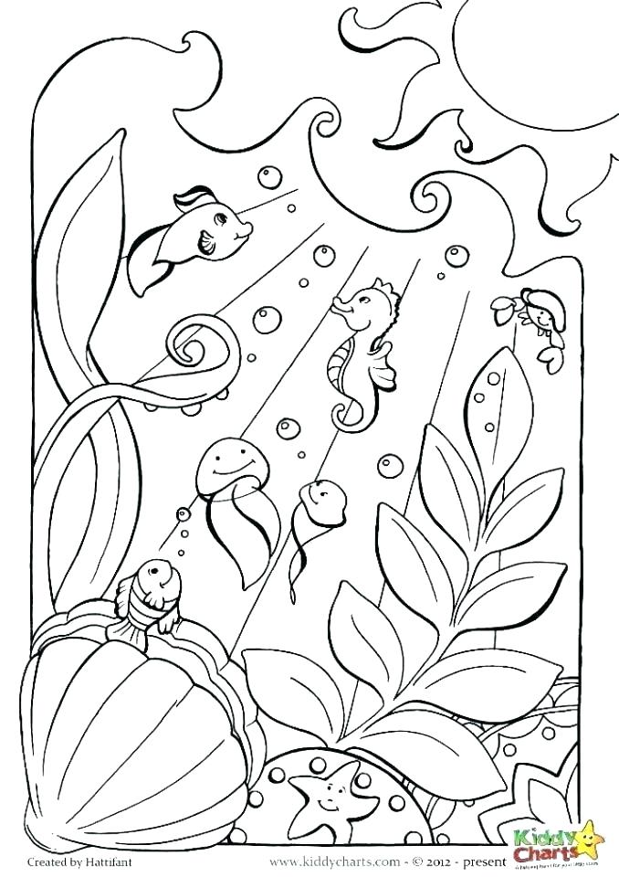 678x960 Sea Creatures Coloring Pages Printables Ocean Animal Printable