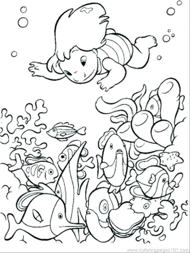 650x867 Underwater Coloring Page Underwater Coloring Pages Underwater Sea