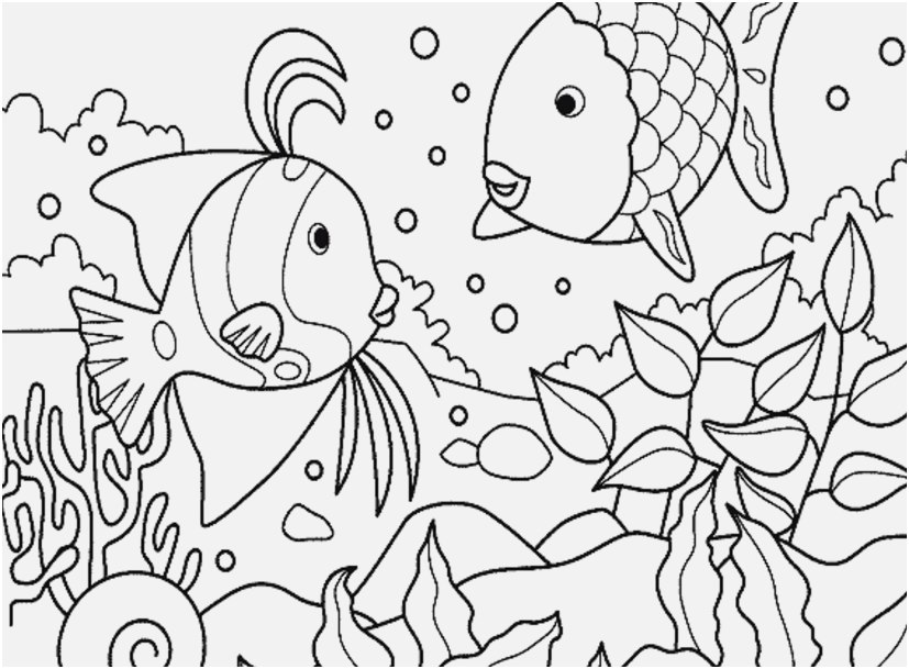 827x609 Underwater Coloring Pages Printable Design Lilo Underwater