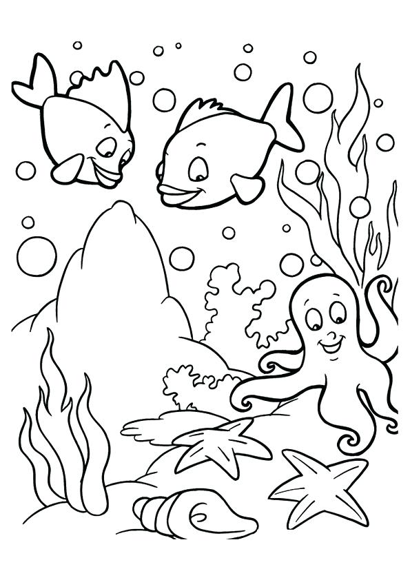 595x842 Underwater Coloring Pictures Underwater Coloring Pages Fresh