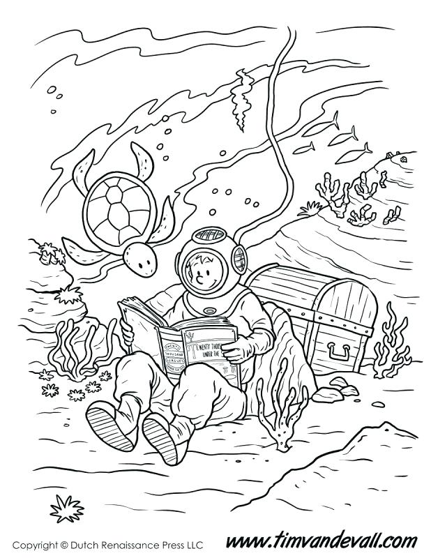 618x800 Astonishing Sea Creatures Coloring Pages Underwater Coloring Pages