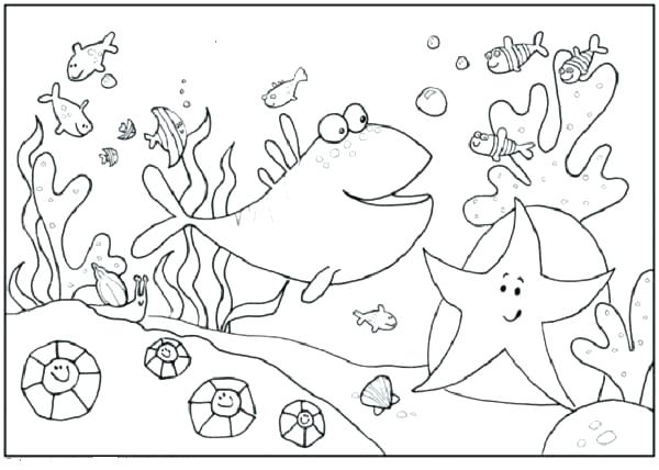 600x428 Underwater Coloring Pages Free Coloring Pages Underwater