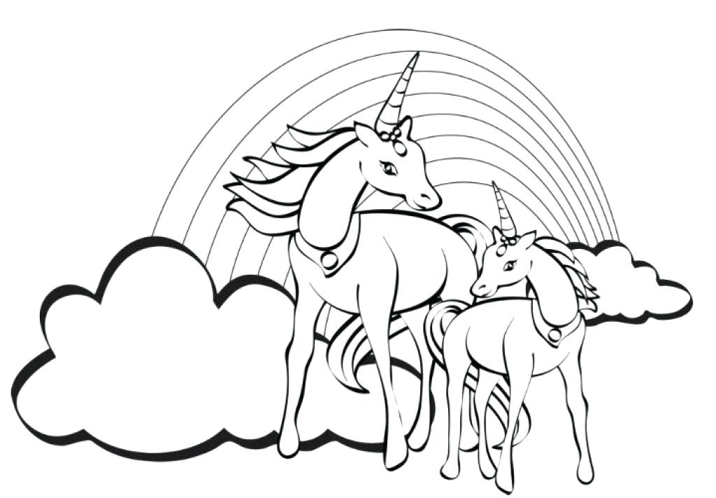1024x712 Rainbow Coloring Page Unicorn Coloring Pages Printable Unicorn