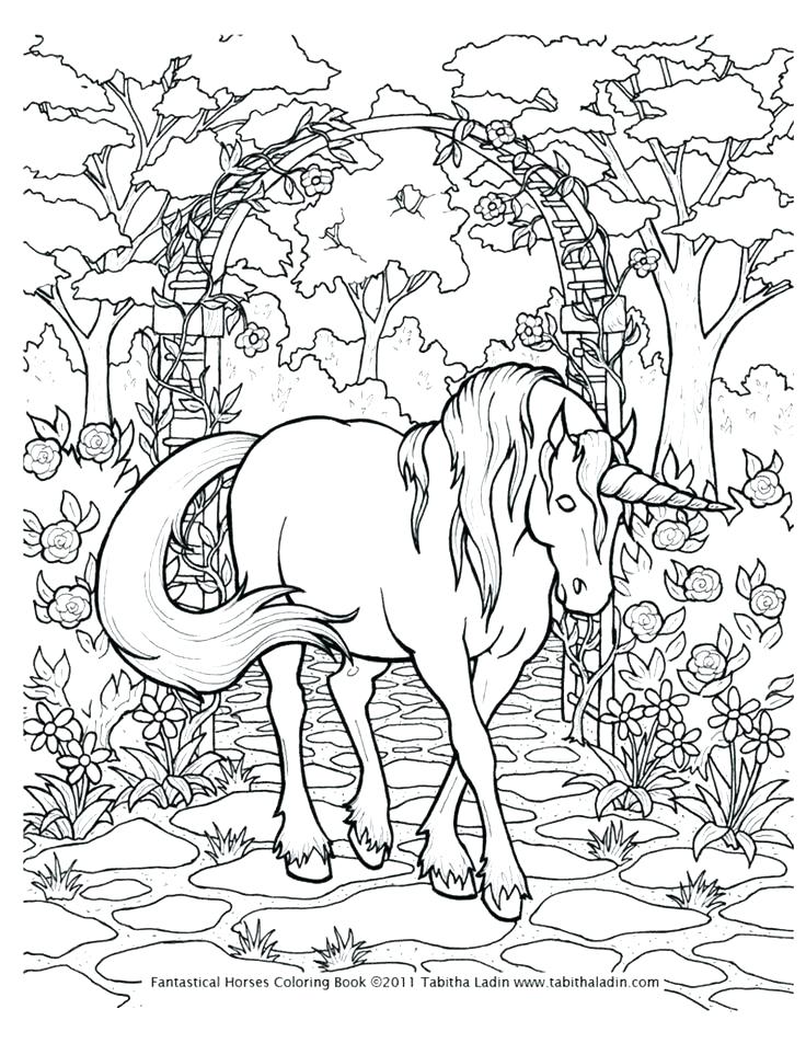 736x952 Unicorn Rainbow Coloring Pages Unicorn Coloring Page Detailed