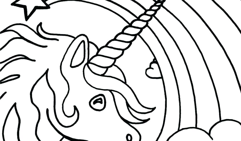 1024x600 Printable Unicorn Rainbow Coloring Pages Also Free Printable