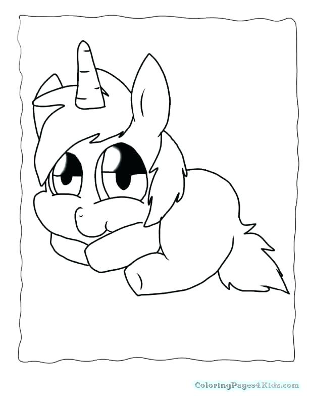612x792 Cute Unicorn Coloring Pages To Print As Well As Unicorn Coloring
