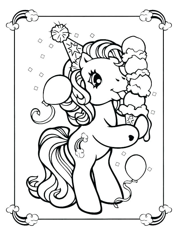 618x848 Pony Coloring Pages Printable