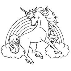 230x230 Top Free Printable Unicorn Coloring Pages Online Rainbow