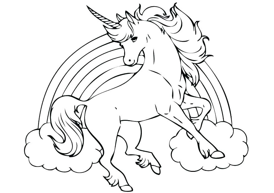 878x620 Unicorn Coloring Pages Online Free Kids Coloring Free Unicorn