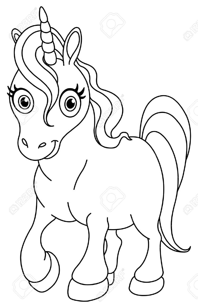 834x1300 Unicorn Coloring Pages Online Also Acpra