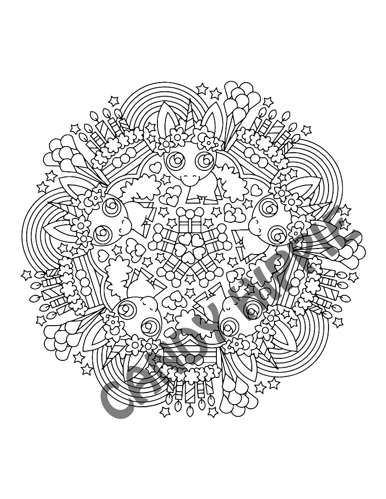 765x990 Baby Unicorn Birthday Party