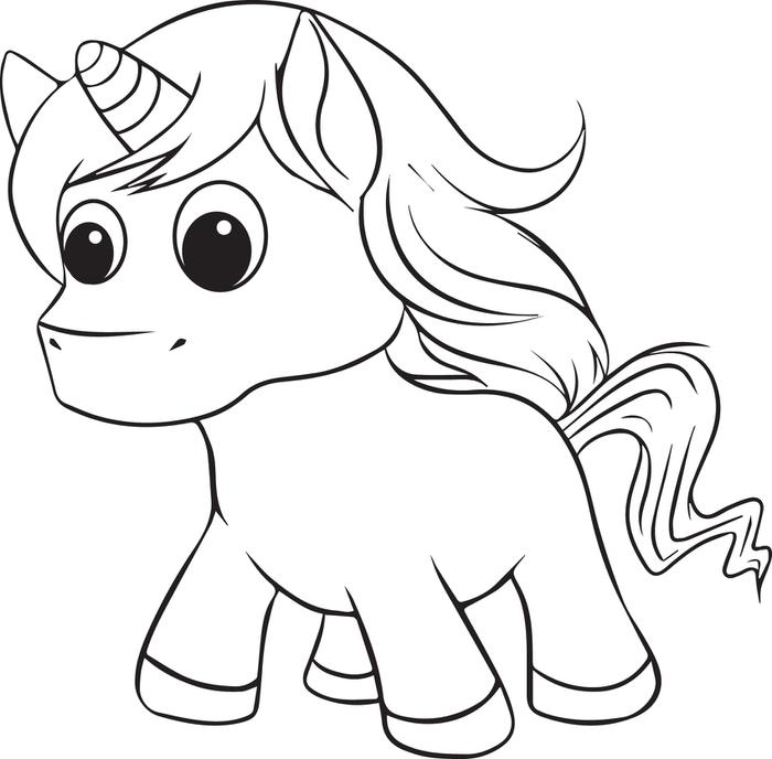 700x688 Unicorn Coloring Page Lovely Unicorn Coloring Page Free Printable