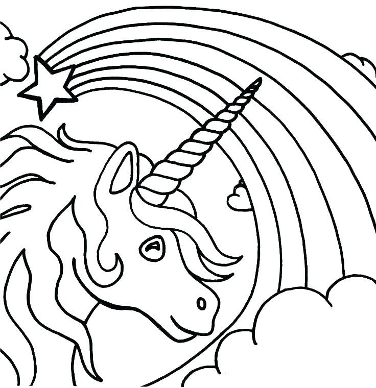 736x760 Unicorn Coloring Pages Printable Printable Unicorn Coloring Pages