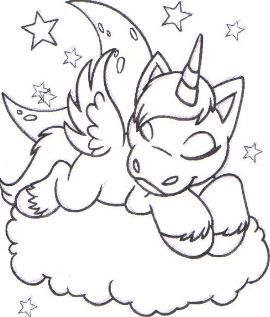 547x641 Unicornio Risco Coloring Pages Unicorns