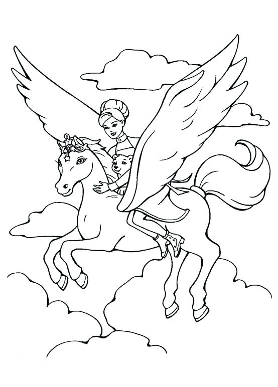 554x772 Unicorn Pegasus Colouring Pages Top Free Printable Coloring