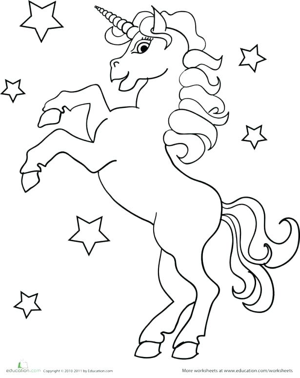615x774 Unicorn Color Page Unicorn With Wings Coloring Pages Medium Size