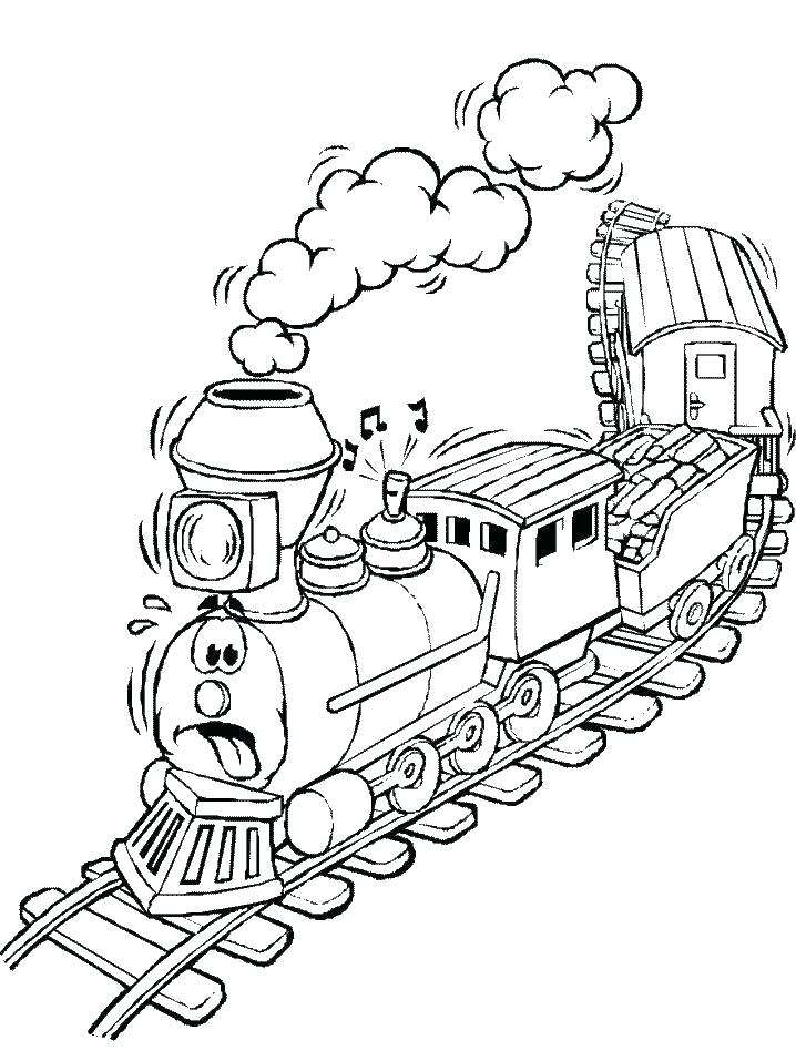 718x957 Lego Train Coloring Pages