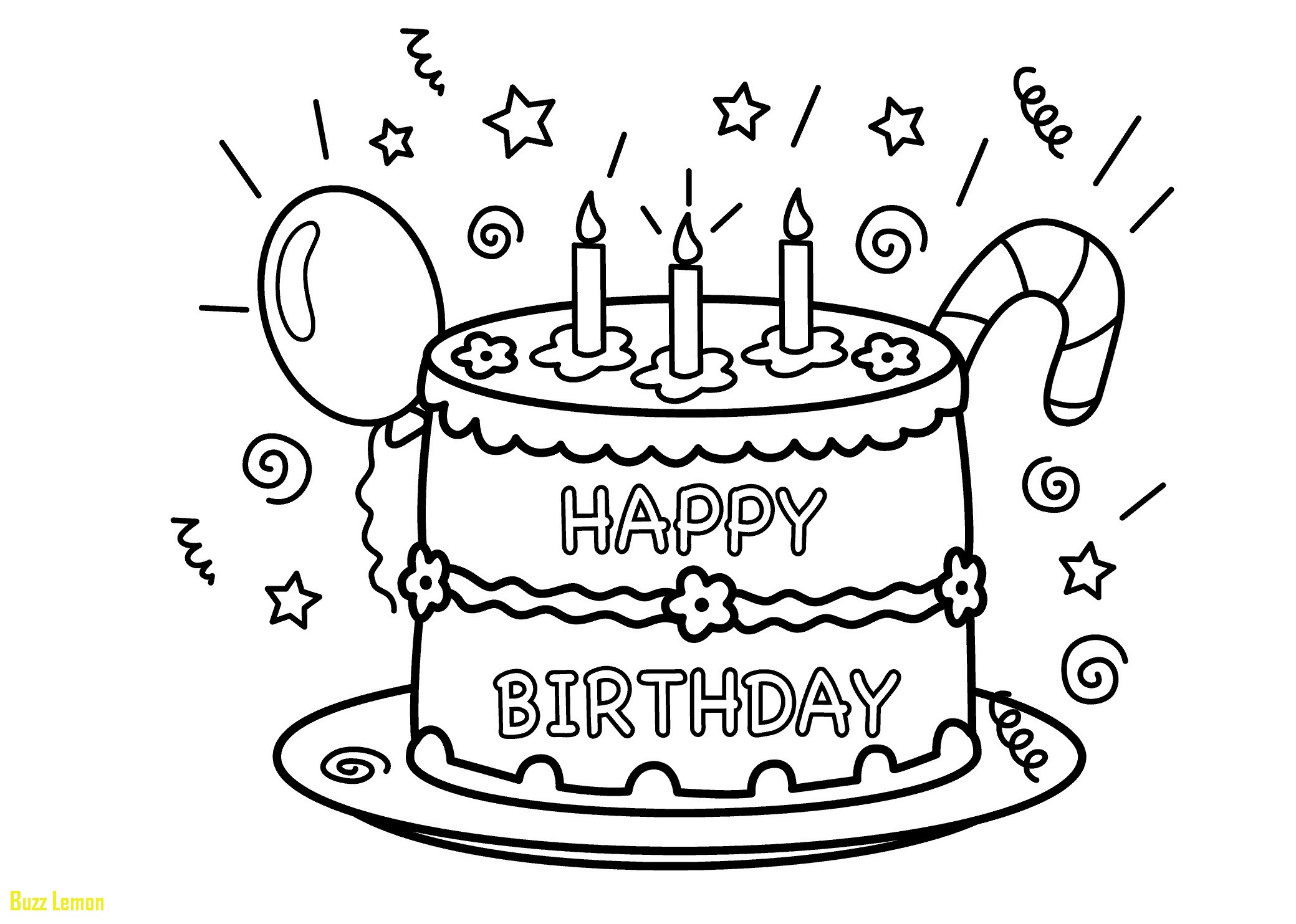 2079x1483 Unique Coloring Page Cake Buzz Coloring
