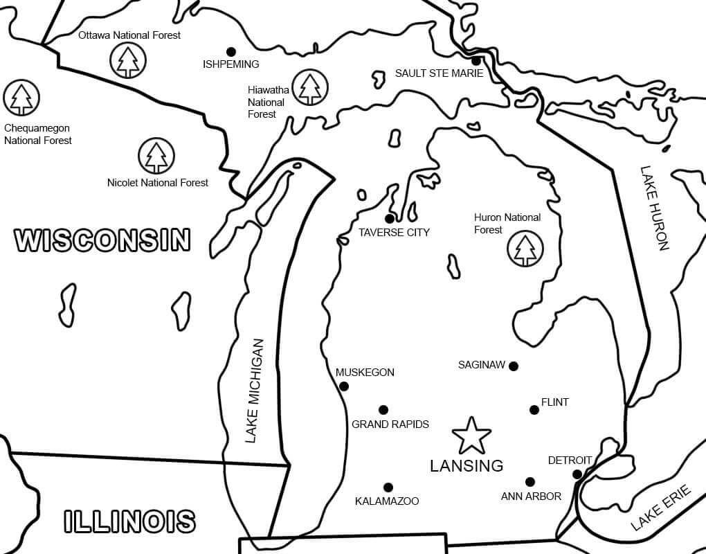 1020x800 Free Printable World Map Coloring Pages For Kids General Colouring