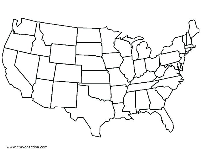 700x540 Usa Coloring Page Coloring Map Of The Coloring Pages Map Coloring